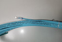 PANDUIT 泛达超六类细网线CAT6A类跳线家用电脑宽带POE监控万兆高速成品线 赤茶橘 10米 实拍图