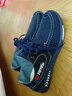 红青百年老北京布鞋男夏季帆布鞋男士休闲鞋韩版时尚百搭透气工作鞋开车鞋 系带款（蓝色） 41 实拍图