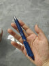 宝克（BAOKE） PC198 0.5mm蓝黑色医生处方笔按压式中性笔 签名笔 水笔 12支/盒 实拍图