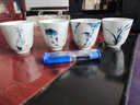 元青佳盛 功夫茶杯梅兰竹菊大容量个人杯主人杯品茗杯4个礼盒装 实拍图