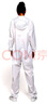 星工（XINGGONG）防静电连体服 车间工作服 洁净服 防尘服 无尘服防护服带帽连体喷漆可定制 白色 L码 实拍图