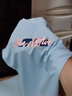 361°儿童速干短袖2025夏季男女中大童轻薄透气t恤logo短袖t恤柔蓝140 实拍图