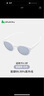 SHUKIKU儿童太阳镜防紫外线男女童防晒墨镜轻便眼镜白色镀膜镜片婴童款 实拍图