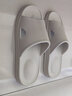 小白丫软底夏浴室拖鞋女按摩抗菌舒适防滑日式简约家居情侣洗澡凉拖鞋Y8 Y1浅灰43-44适合42-43的脚码 实拍图