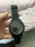 时刻美（skmei）多功能青少年学生手表防水防摔运动夜光电子表生日礼物  1257黑色 实拍图