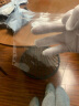 山中玉文玩刷子猪鬃纳米刷软硬毛金刚菩提橄榄核桃保养清理工具+ 麂皮手套-透气款[1双] 实拍图