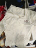 猫人女士睡衣女春夏100%纯棉家居服女长袖开衫纯色睡衣套装米白L 实拍图