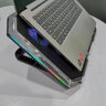 诺西机械革命极光Pro蛟龙16/16K/5/7钛钽PLUS笔记本铝合金支架 散热器 电脑排风扇非水冷增高 尊贵电竞版（六风扇+RGB灯效+风速可调）  机械革命蛟龙16K/16 实拍图