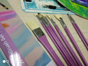 蒙玛特水粉笔画笔套装油画笔丙烯水彩颜料扇形勾线笔梦境 V BMHS1012 实拍图