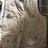 烈焰战队 马甲 男士中年秋季户外多口袋钓鱼马夹背心 中老年休闲纯棉坎肩 02款卡其色马甲 3XL （建议体重150-170斤） 实拍图