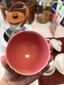 景德镇陶瓷伴手礼个人专用茶杯单个生日礼物功夫茶具喝茶碗主人杯女士 映桃花瓣杯 晒单实拍图