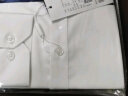 罗蒙（ROMON）纯色商务职业正装男士白衬衫工装男装短袖衬衣男CS72白色5XL 晒单实拍图