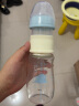 格林博士新生儿玻璃恒温速冲奶瓶婴幼儿保温加热奶瓶防胀气宽口径奶瓶冲奶神器 玻璃蓝色240m（M奶嘴） 实拍图