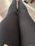 金三塔秋裤100%桑蚕丝单裤打底裤1NZF8C801 黑色7100 M 实拍图