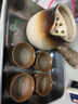 瓷牌茗茶具（cipaiming teaset）围炉煮茶家用全套配件罐罐茶煮茶壶室内炭火炉烤红薯 小渐变月颜壶+仿柴烧4杯 600ml 实拍图