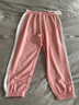 红豆儿童防蚊裤男女童薄款长裤子宝宝睡裤空调裤透气K4119粉色110 实拍图