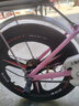 凤凰（Phoenix）折叠自行车儿童学生青少年自行车轻便变速通勤车成人学生代步车 顶配粉丨三刀轮+折叠+单速+礼包 20寸【适合135-175cm】 实拍图