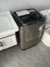 日普（RIPU）全自动波轮洗衣机 家用小型宿舍租房智能洗脱一体 带风干 蓝光洁衣功能 6.5KG【租房优选】咖啡金 实拍图