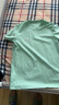 杰克·琼斯（JACK&JONES）男装T恤男夏季万能T恤舒适男士短袖清凉多色上衣纯色水洗不易走形 粉绿色A59 M 实拍图