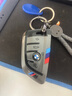 FHAO适用宝马车钥匙套扣3系325li壳高档包530五系1系x2x3x4x5x6刀锋i3 A款刀锋黑武士【贴标编织绳】 实拍图