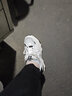 意尔康女鞋老爹鞋女网面休闲运动跑步鞋 E62401800 纯洁白/玛瑙黑 35 实拍图