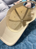 佰思腾 帽子男女鸭舌帽软顶潮流百搭户外棒球帽学生情侣帽女时尚简约太阳帽春秋新品四季钓鱼遮阳帽 软顶米色 可调节 实拍图