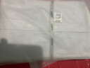 红豆【100%棉】牛津纺衬衫男弹力长袖衬衫男透气条纹蓝色衬衫男衬衣男 W1白色-细条纹【100%棉】 41 实拍图