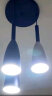 顾家照明北欧餐厅灯现代简约餐吊灯马卡龙饭厅餐桌灯个性三头吊灯灯具 圆盘三头-黑白灰18w 实拍图