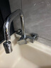 法欧森 黄铜厨房冷热水龙头 入墙式双孔不锈钢水槽洗菜盆厨用双档出水龙头 阳台万向旋转洗衣池混水阀 B款 大七字管（双档万向头） 实拍图