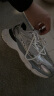 卡帕（Kappa）官方银色老爹鞋子女鞋厚底增高情侣运动鞋 奥运灰 37 晒单实拍图