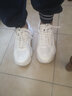 回力官方女鞋老爹鞋女春夏透气运动鞋女厚底增高小白鞋休闲鞋子女学生 雪花白【小高级】 40 实拍图
