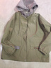 衣典零一（LEDIALYI）2025春秋季女装新款休闲洋气百搭中年小个子短外套女风衣夹克上衣 草绿色 M （推荐119-132斤） 实拍图