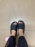 优调拖鞋女厚底踩屎感居家室内静音浴室洗澡防滑防臭大码凉拖鞋男夏 极光黑 35-36 (230mm) 实拍图
