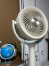 美的（Midea）【IOT智能物联】轻羽空气循环扇四季净化扇家用大风力落地扇3D摇头电风扇台式桌面小型风扇GDH24HG 实拍图