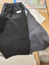 真维斯（Jeanswest）冰丝牛仔短裤男夏季薄款潮流休闲中裤外穿宽松天丝男士五分裤潮牌 黑色 XL 实拍图