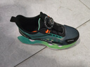 七波辉男童鞋子儿童运动鞋中大童2026春秋季新款透气网面青少年跑鞋男孩 【双网】黑/青蓝/绿007 36 实拍图