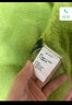 初语仙踪绿短款针织开衫女2023冬季新款复古毛绒毛衣外套加厚外搭 绿色 M 实拍图