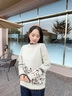 施洛澜毛衣女装秋冬加厚内搭2025年新款宽松保暖针织打底衫长袖上衣7027 浅咖 均码 建议90-135斤 实拍图