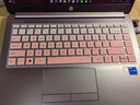 英望 HP惠普星14s-dr/fr青春版键盘膜240G9笔记本保护膜锐14 246G8电脑键位垫 渐变粉色 星14s青春版14s-dr/fr/dp/dk/cr 实拍图