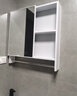 超窄洗漱台洗手盆柜组合40cm宽一体洗脸盆池陶瓷家用小户型浴室柜 80*40CM陶瓷盆柜 +【收纳镜柜】 实拍图