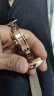 宝时捷（POSCER）手表男 机械表男商务休闲皮带钢带男士手表6080M.RFB 实拍图
