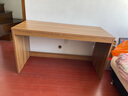 椰果 电脑桌台式家用现代简约书桌台办公台写字学习桌子 北欧深橡 单件1.4m书桌 实拍图