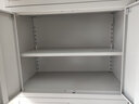 崇京钢制办公文件柜铁皮柜资料柜档案柜财务凭证柜带锁矮柜储物柜加厚 实拍图
