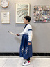 爱宝适儿童汉服六一男女童国学服夏古装中国风学生儿童节演出服三字经 如意拼接-直袖款 140 实拍图