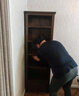 简美丽家 实木落地书架展示柜美式乡村中古风简约书房家具带抽屉柜子客厅 JM407-60cm宽 实拍图