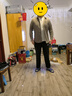 马登工装美式空中MA1飞行员夹克军事风短款外套复古棒球服男潮秋上衣 绿色MA1+米白长T 3XL 实拍图