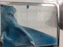 贝鲁斯 沙漏摆件玻璃流沙画3D山水画家居装饰品儿童礼物创意办公室桌面 蓝色 5寸（长17cm，宽13cm） 实拍图
