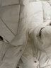 雪中飞秋冬新款百搭狐狸毛领廓形保暖鸭绒女士羽绒服长款连帽时尚大气 白色 M 165/88A 实拍图