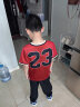 耐克（NIKE）JORDAN 耐克童装男童短袖T恤夏季新款儿童运动上衣23号篮球短T 杰斯特红 140/68(S) 晒单实拍图