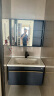 顾家家居（KUKA）洗衣机柜阳台太空铝洗衣柜一体水盆带搓衣板G-07401130PYBS 晒单实拍图